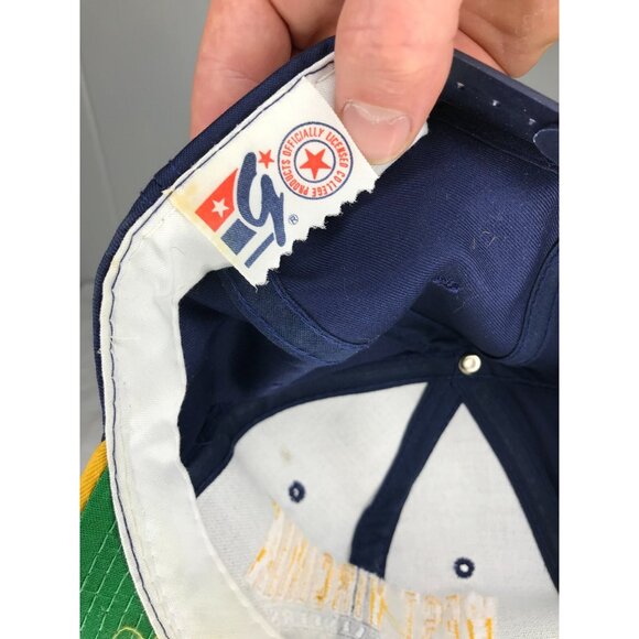 Vintage West Virginia Mountaineers Hat Cap Snapback WVU Arch Blue The Game - Picture 6 of 7